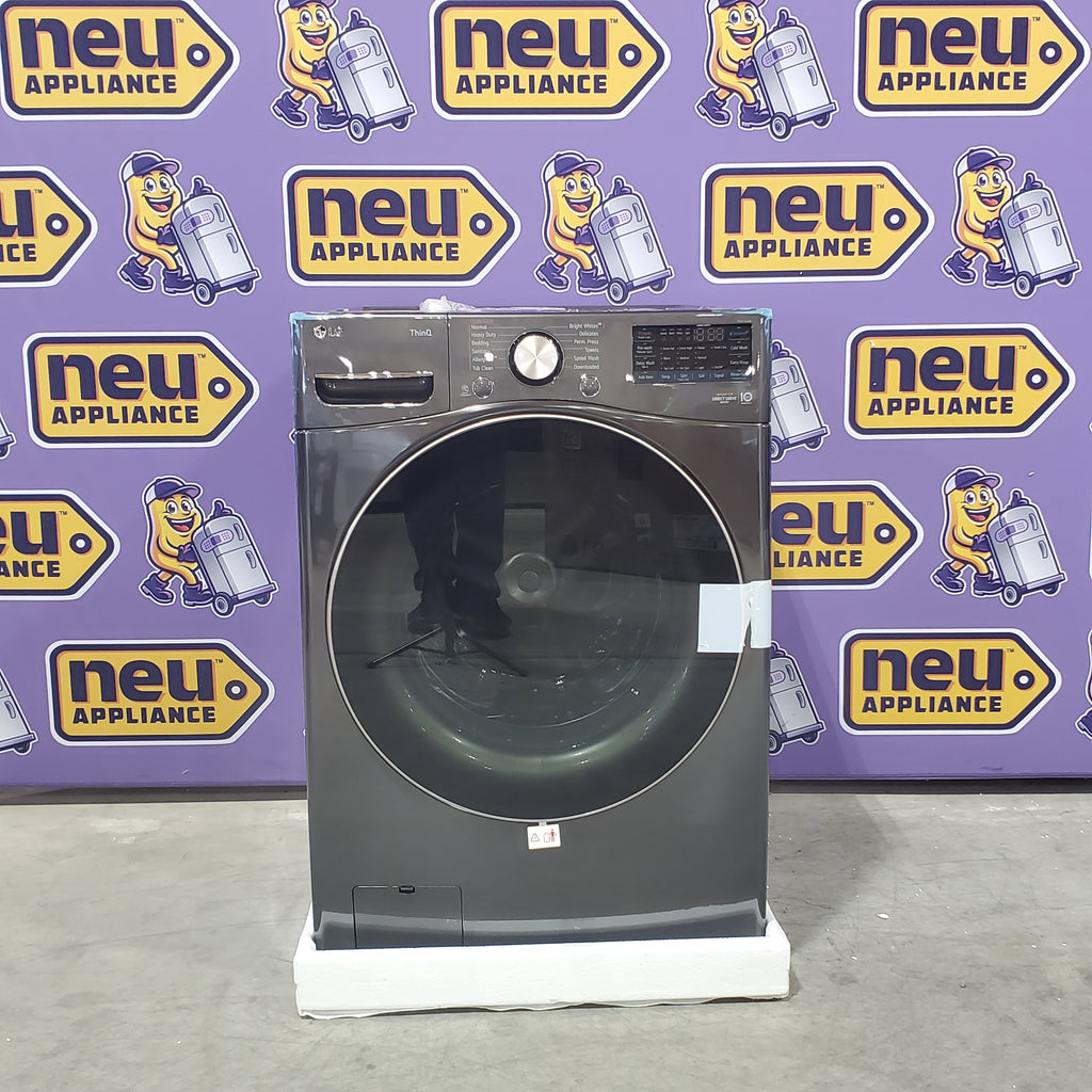 LG Smart Front Load 4.5 Cu. Ft. Washer with TurboWash 360 Technology WM4000HBA - New in Box and LG Smart Wi-Fi Enabled Front Load Electric 7.4 Cu. Ft. Dryer with TurboSteam and Built-In Intelligence 16070 - DLEX4000B - Scratch & Dent (Minor)