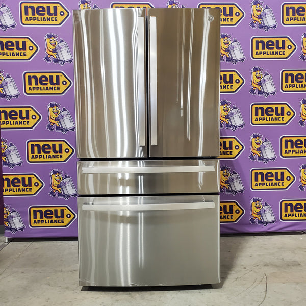 GE Profile™ ENERGY STAR® 29 Cu. Ft. Smart Fingerprint Resistant 4-Door French-Door Refrigerator with Door In Door GE9853 - PGD29BYTFS - New in Box