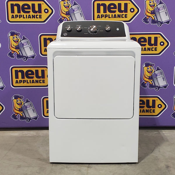 GE 7.2 cu. ft. Capacity Electric Dryer with Up To 120 ft. Venting and Extended Tumble GTD48EASWWB - Certified Refurbished