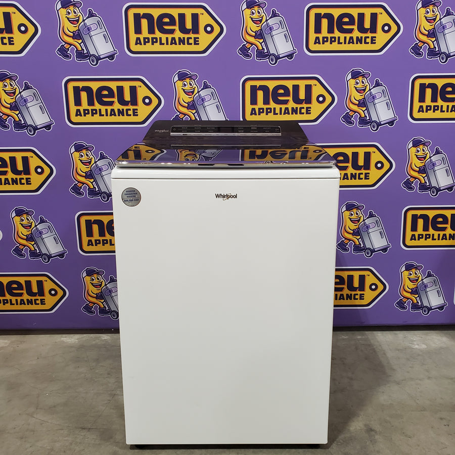 Whirlpool 5.2 - 5.3 cu. ft. Top Load Washer with 2 in 1 Removable Agitator and Load & Go™ Dispenser 30131SD39 - WTW8127LW - Scratch & Dent (Minor)