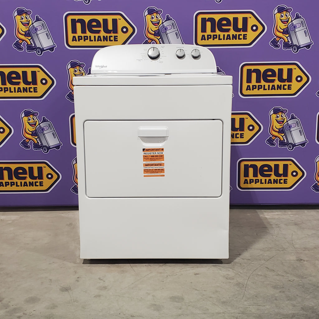 Pictures of Whirlpool Top Load 3.8 Cu. Ft. Washer with Soaking Cycles WTW4955HW and Whirlpool Top Load Electric 7.0 Dryer with AutoDry Drying System WED4950HW - Scratch and Dent (Minor) - Neu Appliance Outlet - Discount Appliance Outlet in Austin, Tx