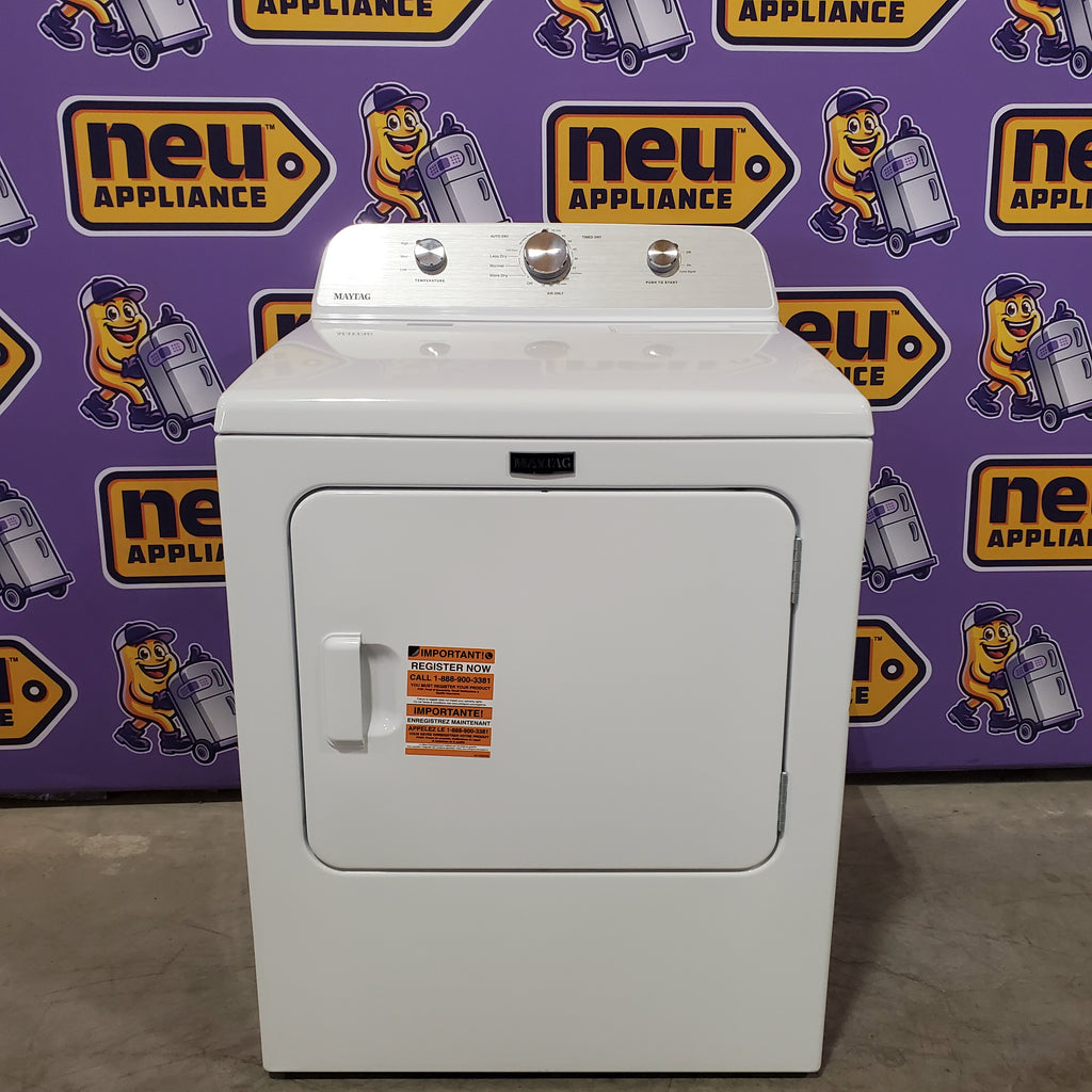 Pictures of MayTag 7.0 cu. ft. Top Load Electric Wrinkle Prevent Dryer 22133SD201 - MED4500MW - Scratch & Dent (Minor) - Neu Appliance Outlet - Discount Appliance Outlet in Austin, Tx