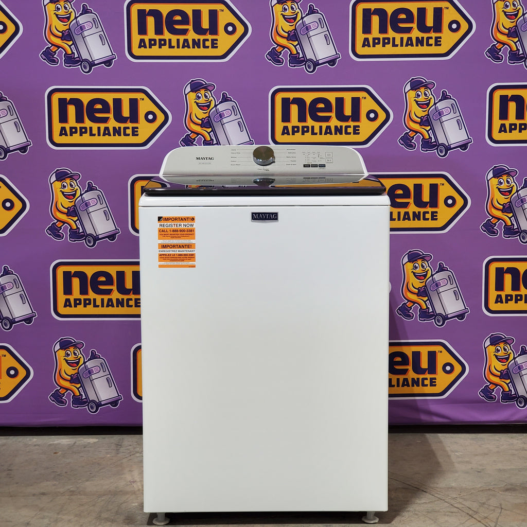 Pictures of Maytag 4.7 cu. ft. Pet Pro Top Load Washer MVW6500MW - Open Box - Neu Appliance Outlet - Discount Appliance Outlet in Austin, Tx