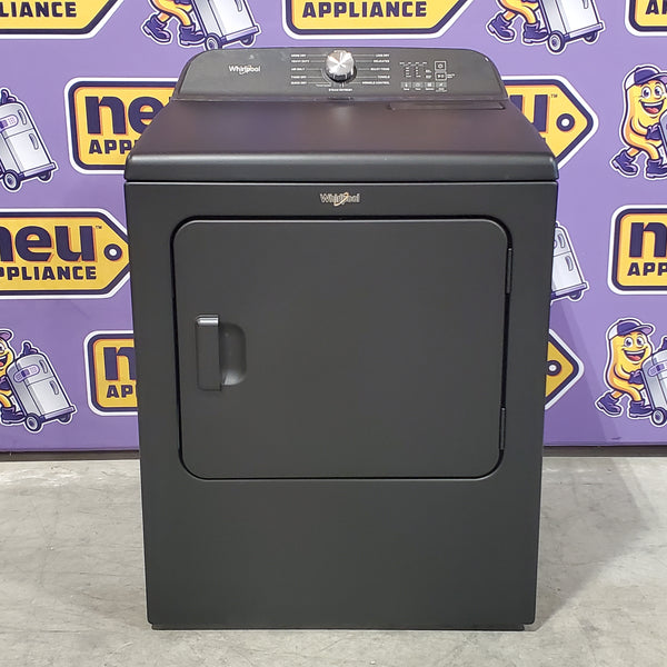Whirlpool Volcano Black Electric 7.0 Cu. Ft. Dryer with Steam Refresh Cycle and Moisture Sensor 6SD046 - WED6150PB - Open Box