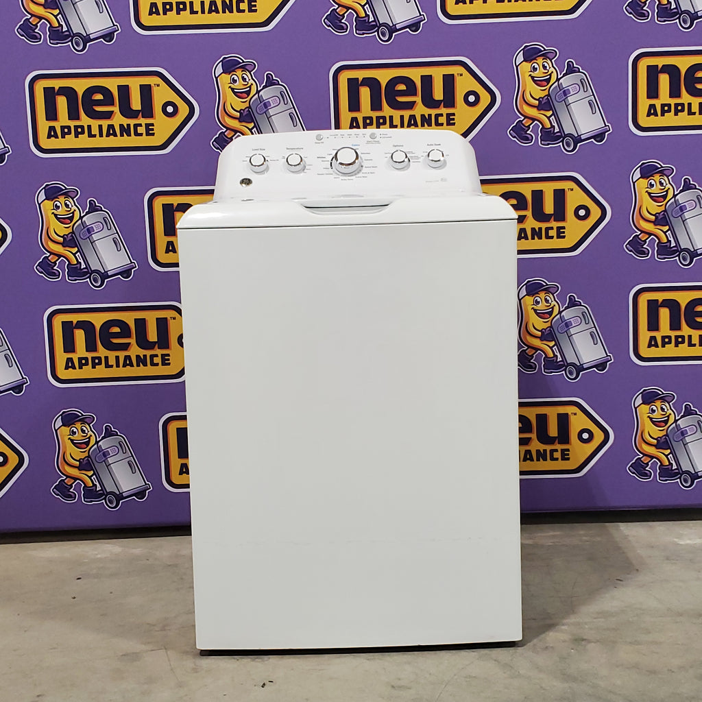 Pictures of GE White Top Load 4.2 Cu. Ft. Washer with Stainless Steel Basket and Dual Action Agitator GTW460ASJWW - Certified Refurbished - Neu Appliance Outlet - Discount Appliance Outlet in Austin, Tx