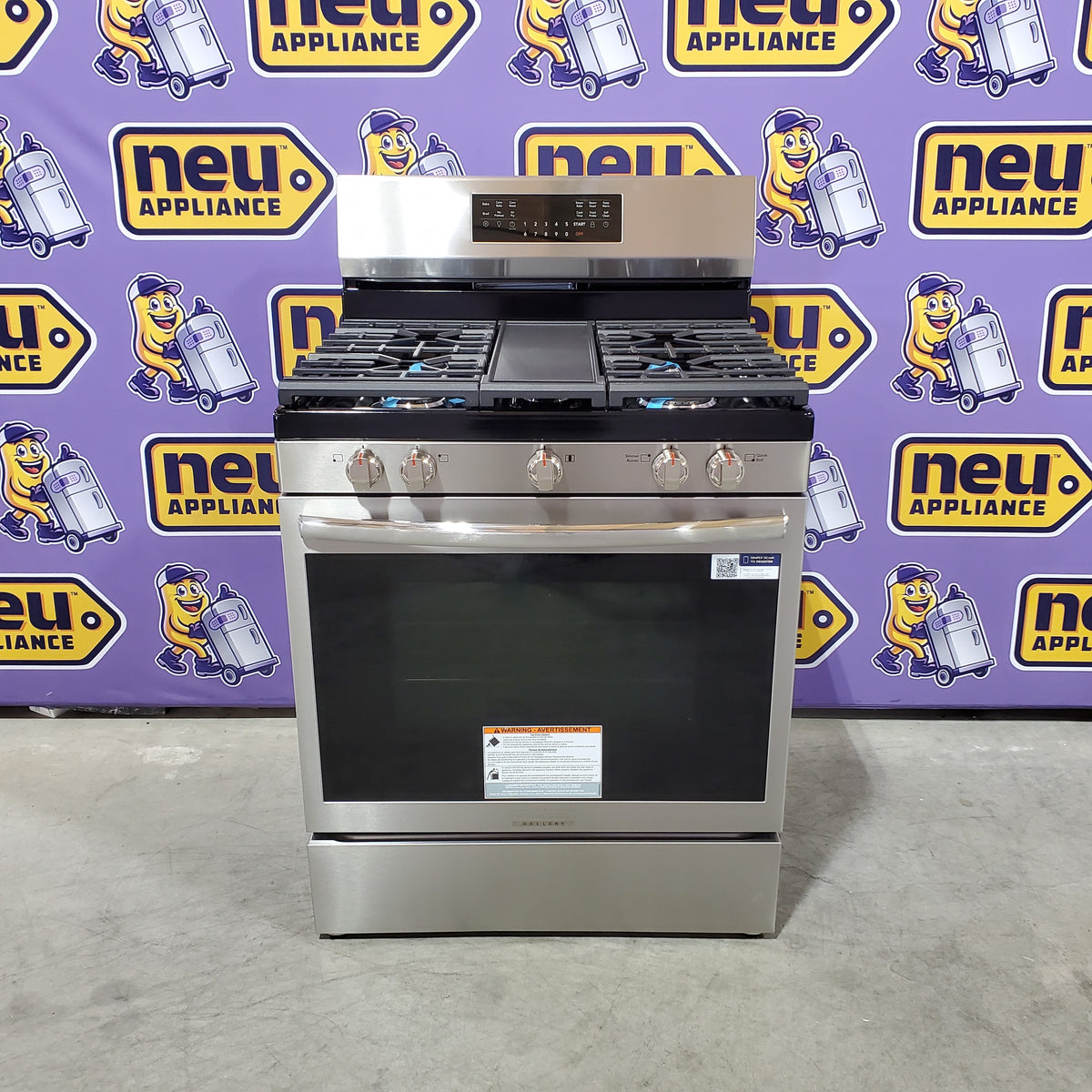 Frigidaire Gallery 6 cu. ft. 5 Burner Slide-In Gas Range with Total Convection and Air Fry, Smudge Proof Stainless Steel 20531SD491 - GCRG3060BF - Scratch & Dent (Minor)