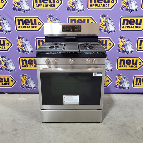 Pictures of Frigidaire Gallery 6 cu. ft. 5 Burner Slide-In Gas Range with Total Convection and Air Fry, Smudge Proof Stainless Steel 20531SD491 - GCRG3060BF - Scratch & Dent (Minor) - Neu Appliance Outlet - Discount Appliance Outlet in Austin, Tx