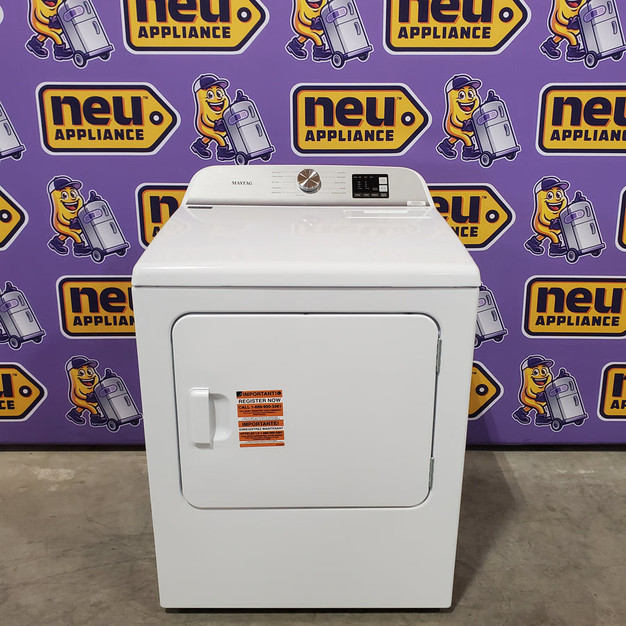 Maytag Top Load 4.8 cu ft Washer with Deep Fill and Slow-Close Glass Lid MVW6200KW - Scratch & Dent (Minor) and Maytag 7.0 cu. ft Top Load Gas Dryer with Moisture Sensing 16226 - MGD6200KW - Scratch and Dent (Minor)