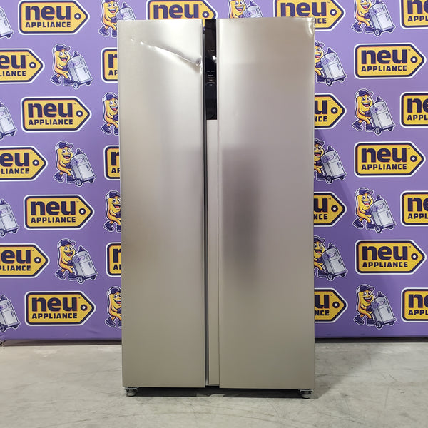 Frigidaire 21 Cu. Ft. Counter-Depth Side-by-Side Refrigerator in Fingerprint-Resistant Stainless Steel - 3SD395 - FRSG2115AV - Scratch & Dent (Major)