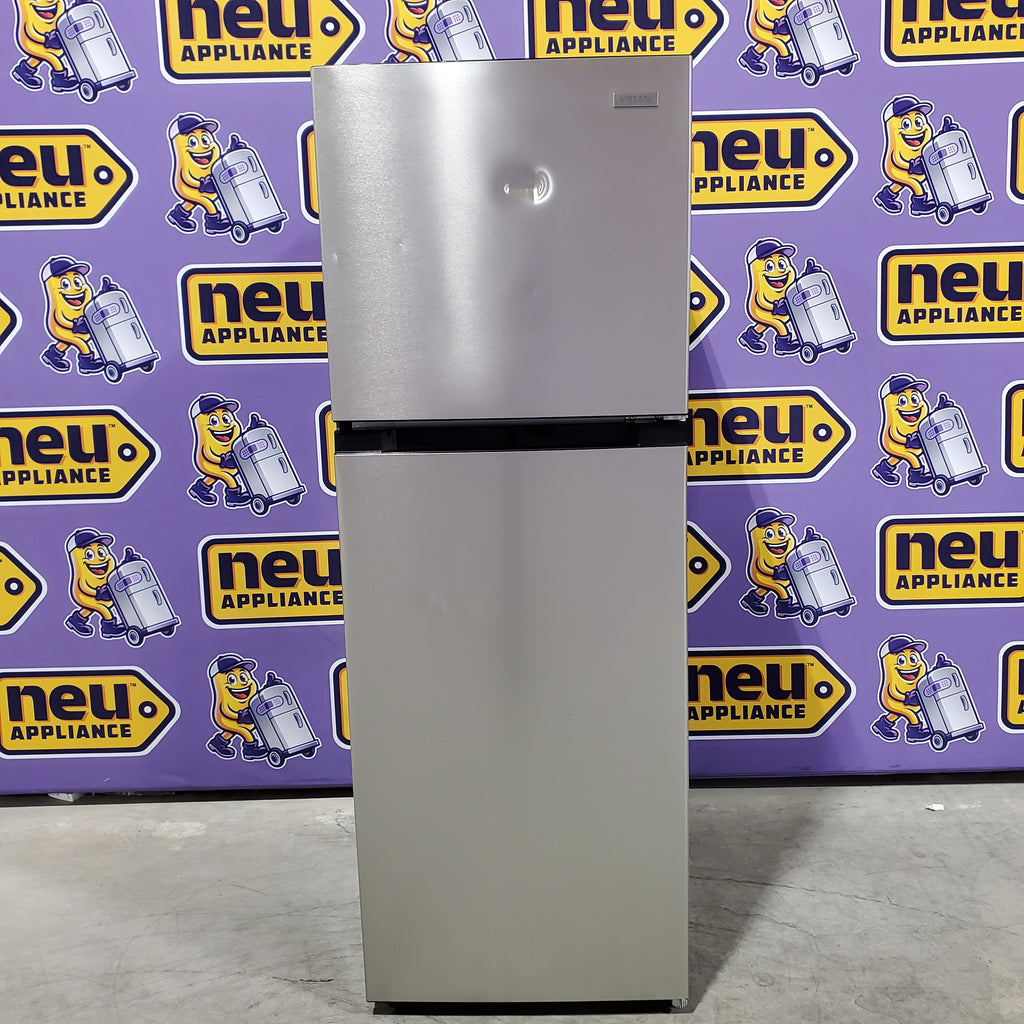Pictures of Vissani 10.1 cu. ft. Top Freezer Refrigerator in Stainless Steel 251315SD1082 - MDTF10SS - Scratch & Dent (Moderate) - Neu Appliance Outlet - Discount Appliance Outlet in Austin, Tx