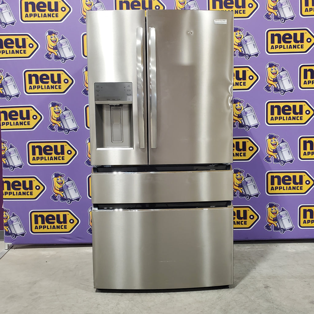 Pictures of Frigidaire Gallery 22 Cu. Ft. 4-Door Counter-depth French Door Refrigerator with Ice Maker (Fingerprint Resistant Stainless Steel) ENERGY STAR GRMC2273CF - Scratch and Dent (Major) - Neu Appliance Outlet - Discount Appliance Outlet in Austin, Tx