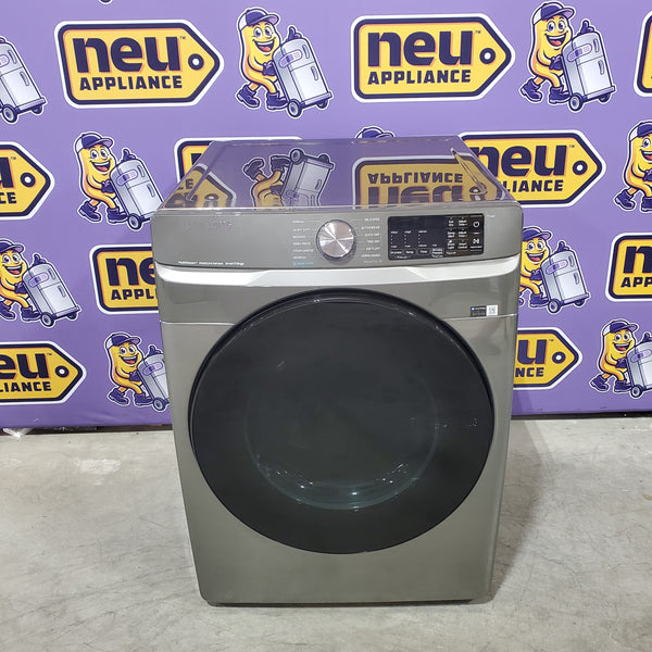 Samsung 7.5 cu. ft. Front Load Electric Dryer with Steam 22131SD77 - DVE45B6300P - Scratch & Dent (Minor)