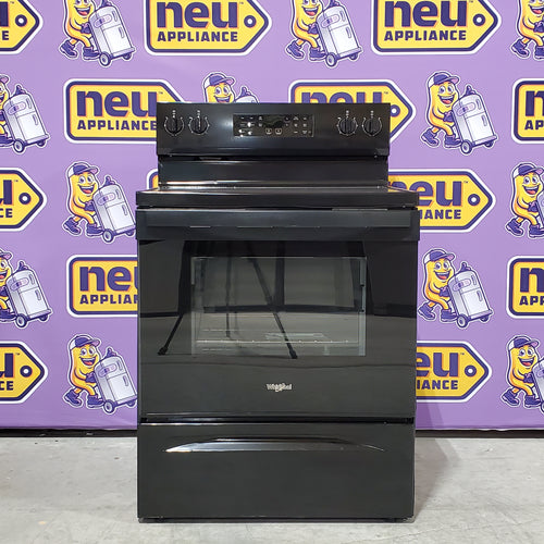 Whirlpool 4 Burner Element Freestanding Electric Range with No Preheat Mode in Black 5SD183 - WFES3030RB - Scratch & Dent (Minor)