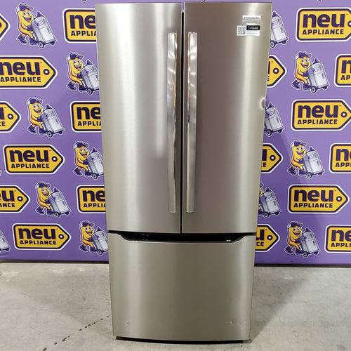 Frigidaire Gallery 20 Cu. Ft. 30" Wide Standard-Depth French Door Refrigerator in Stainless Steel 25139SD773 - GRFN2023AF - Scratch & Dent (Moderate)