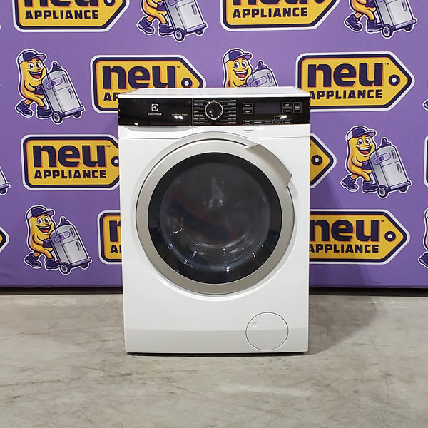24" Wide Electrolux Compact Front Load 2.4 cu ft Washer with LuxCare Wash System and Steam Refresh Cycle - 3SD373 - ELFW4222AW - Scratch & Dent (Minor)