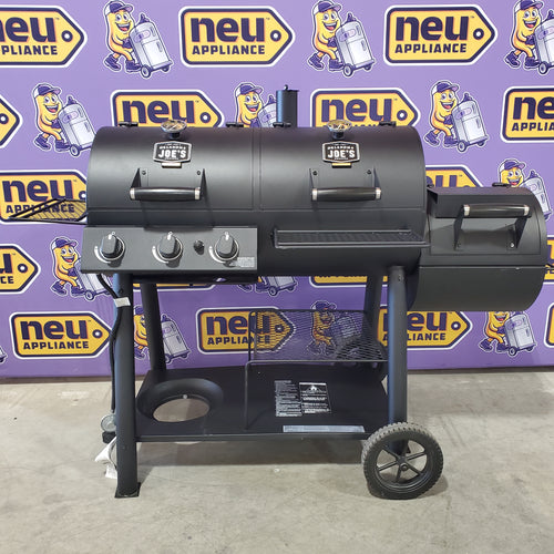 Oklahoma Joe's Canyon Black Liquid Propane and Charcoal Combo Grill 6SD140 - 24203004 - Scratch & Dent (Minor)