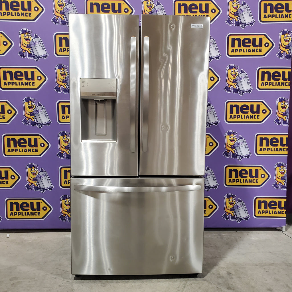 Frigidaire 27.8 cu. ft. 3 Door French Door Refrigerator with Exterior Water and Ice Dispenser 3SD962 - FRFS2823AS - Scratch & Dent (Minor)