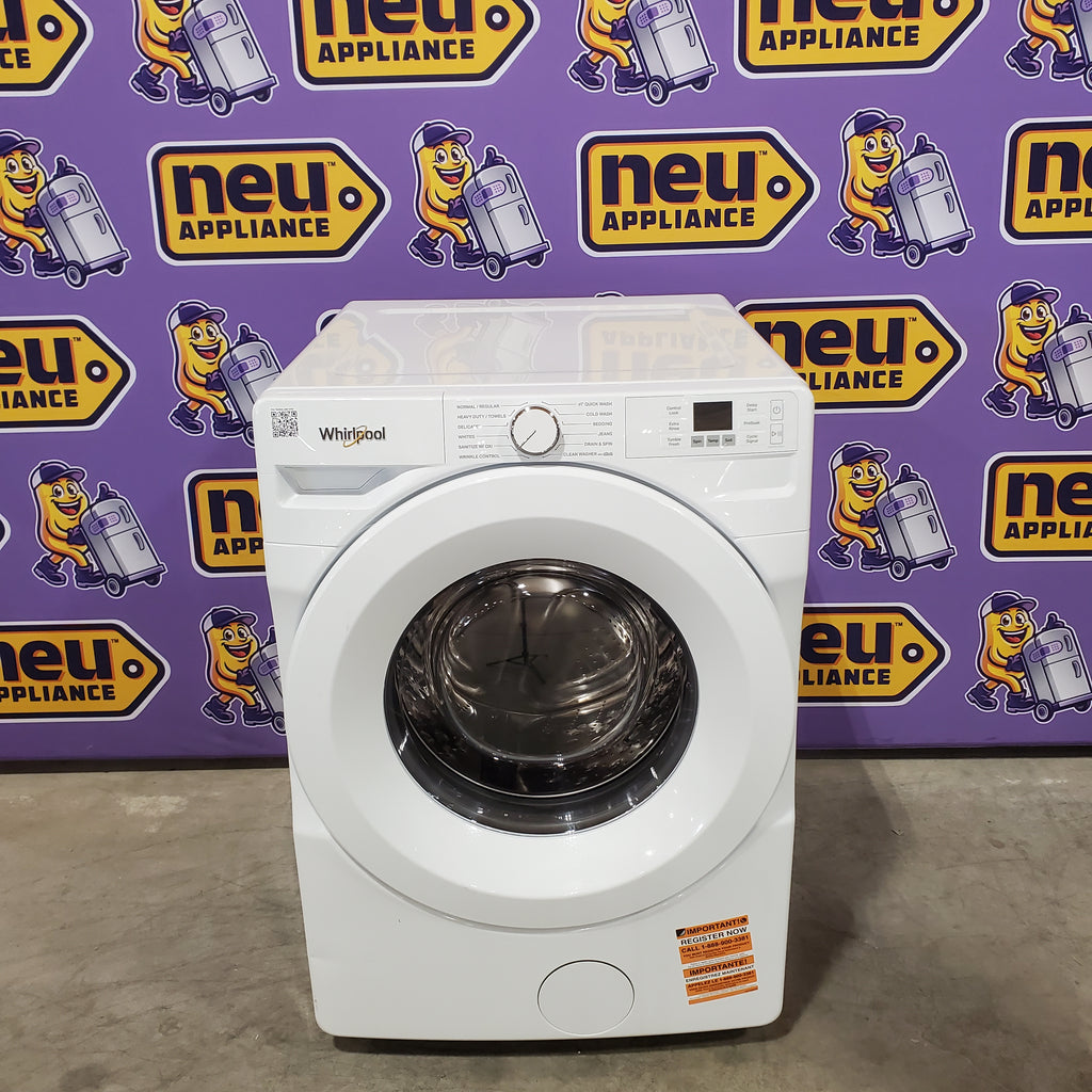 Pictures of Whirlpool White Front Load Energy Star 4.5 Cu. Ft. Washer with Tumble Fresh Option and Sanitize Cycle with Oxi 251318SD1341 - WFW4720RW - Scratch and Dent (Moderate) - Neu Appliance Outlet - Discount Appliance Outlet in Austin, Tx