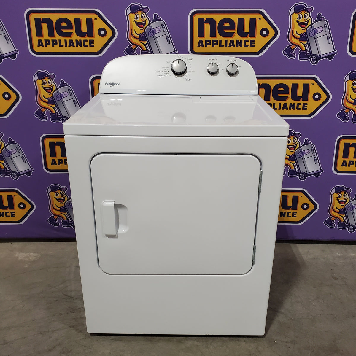 Whirlpool White Electric Extra Large 7.0 Cu. Ft. Dryer with Wrinkle Shield 22231SD297 - WED4815EW - Open Box