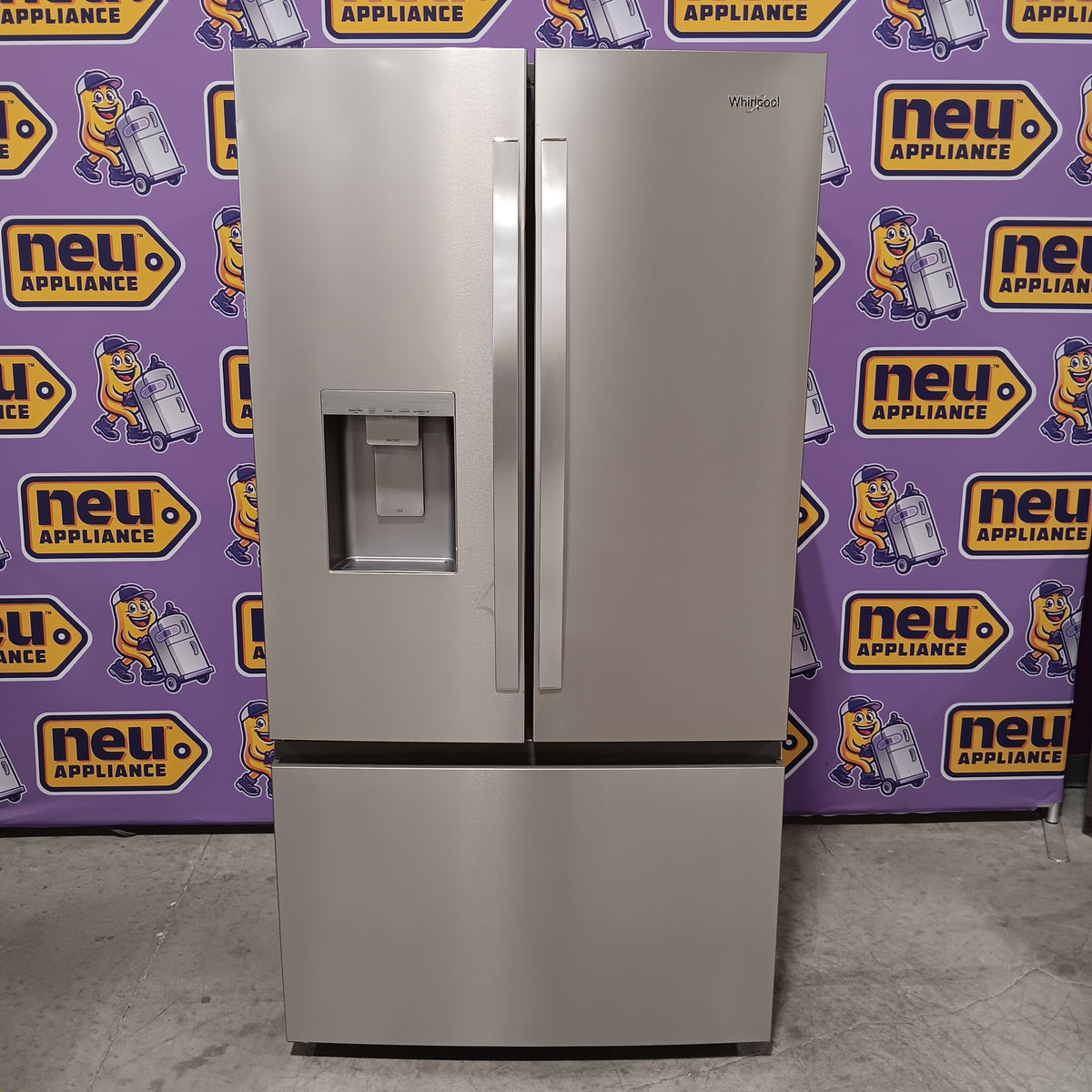 Whirlpool French Door Refrigerator in Fingerprint Resistant Stainless Finish with In-Door Water and Ice Maker - 30 cu. ft. 22231SD309 - WRFF3536SZ - Scratch & Dent (Moderate)