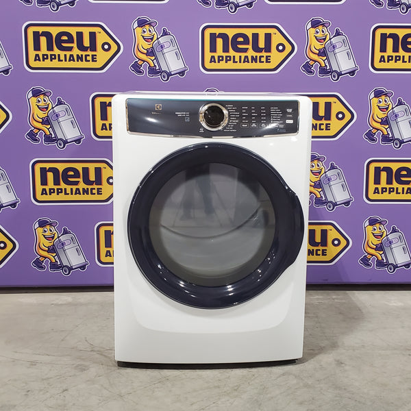 Electrolux 8.0 Cu. Ft. Front Load Perfect Steam™ Gas Dryer with LuxCare® Dry and Instant Refresh ELFG7626BW - Scratch & Dent (Minor)