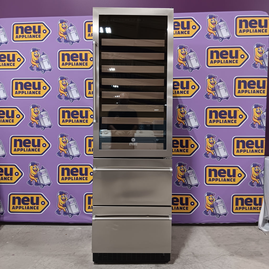 Pictures of Vinotemp 23.8-in W 100 -Can Capacity Stainless Steel Built-in/Freestanding Indoor Beverage Refrigerator with Glass Door 30131SD1 - EL-BWC108-SS - Open Box - Neu Appliance Outlet - Discount Appliance Outlet in Austin, Tx