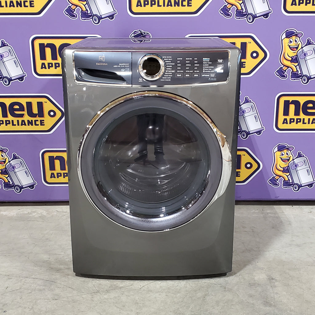 Pictures of Electrolux Titanium Front Load 600 Series 4.5 Cu. Ft. Washer with Smartboost and Hand Wash Cycle 3SD1140 - ELFW7637AT - Scratch & Dent (Minor) - Neu Appliance Outlet - Discount Appliance Outlet in Austin, Tx