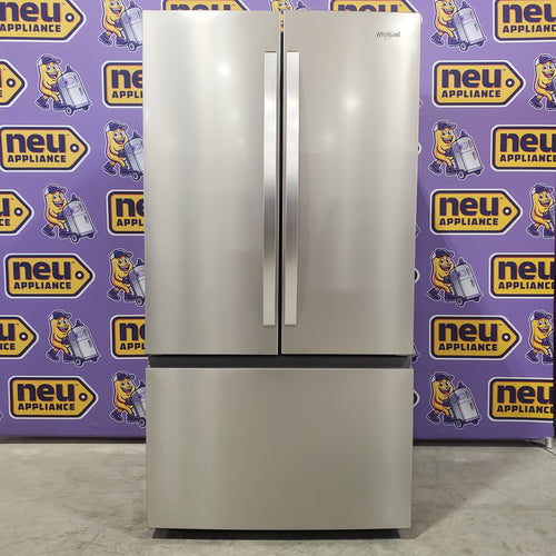 Pictures of Whirlpool French Door 31 Cu. Ft. Refrigerator with Total Coverage Cooling in Fingerprint Resistant Stainless Steel 3SD652 - WRFF3136SZ - Open Box - Neu Appliance Outlet - Discount Appliance Outlet in Austin, Tx