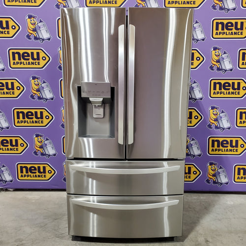 LG 27.8-cu ft 4-Door French Door Refrigerator with Dual Ice Maker in Fingerprint Resistant Steel 22132SD154 - LRMXS2806S - Scratch & Dent (Minor)