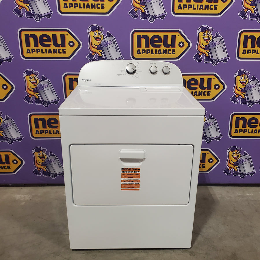 Whirlpool White Electric Extra Large 7.0 Cu. Ft. Dryer with Wrinkle Shield 30133SD144 - WED4815EW - Scratch & Dent (Minor)