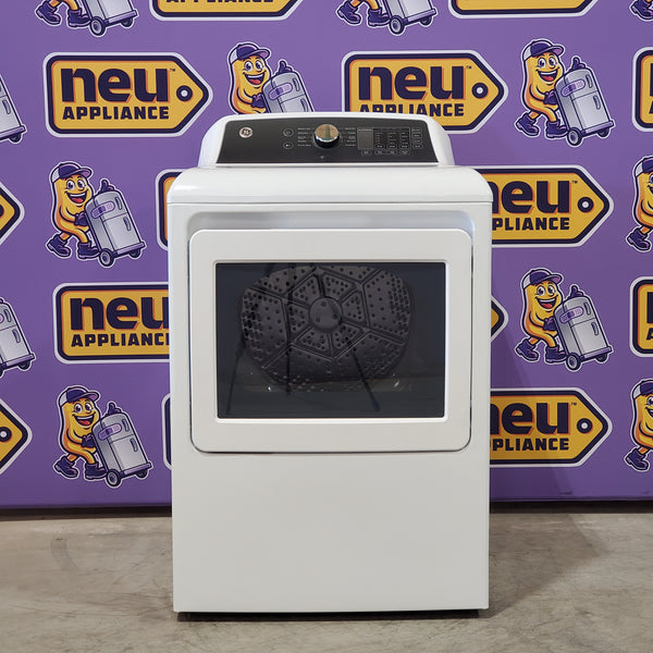 GE Electric 7.4 Cu. Ft. Front Load Dryer with Sensor Dry in White GTD58EBSVWS - Open Box
