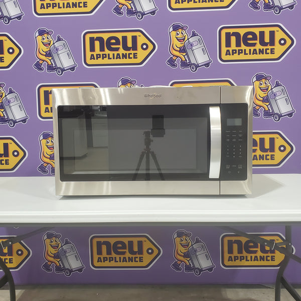 Whirlpool Hood Combination 1.7 Cu. Ft. Microwave with Electronic Touch Controls and Dishwasher Safe Turntable Plate WMH31017HS - Scratch and Dent (Minor)