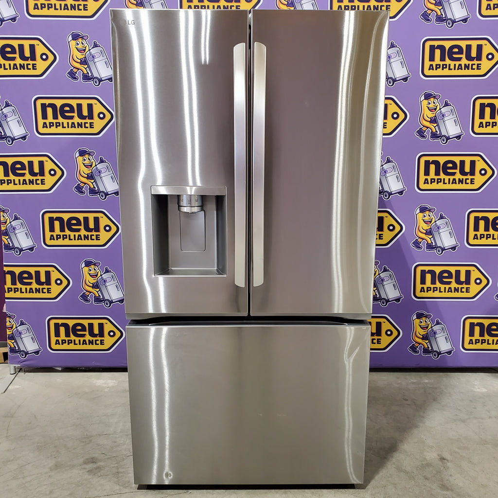 Pictures of LG 31 cu. ft. Standard Depth MAX 3 Door French Door with Ice & Water Dispenser and Dual Ice Maker 22134SD226 - LL31H6530S - Scratch & Dent (Major) - Neu Appliance Outlet - Discount Appliance Outlet in Austin, Tx