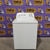 Amana Top Load 3.8 Cu. Ft. Washer with High Efficiency Agitator in White 22132SD124 - NTW4519JW - Scratch & Dent (Minor)