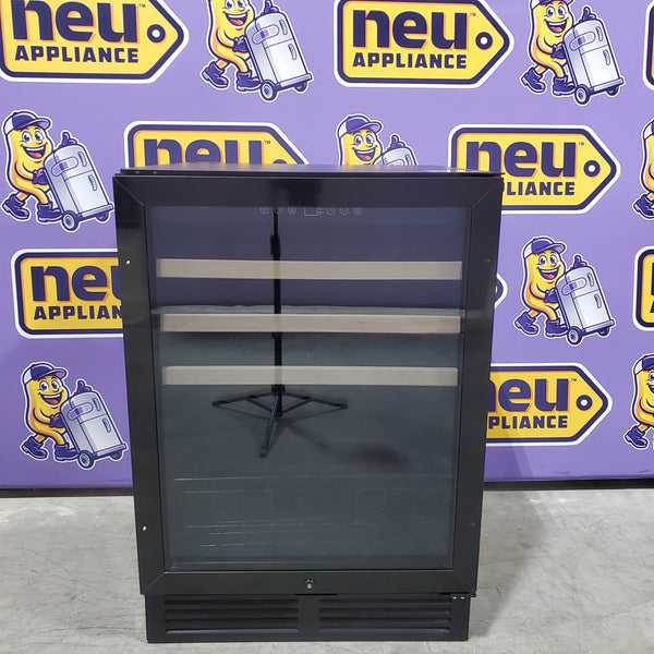 TITTLA 24 in. Single Zone 220 Plus Cans Beverage Refrigerator with Built-in Beverage Cooler SA325 - KMBR150 - Open Box