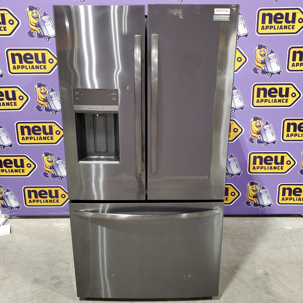 Frigidaire 28 Cu. Ft. Standard-Depth French Door Refrigerator in Black Stainless Steel 20331SD302 - FRFS2823AD - Scratch & Dent (Moderate)