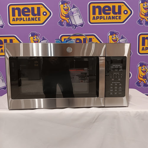 GE® 1.7 Cu. Ft. Over-the-Range Sensor Microwave Oven in Stainless Steel 25SA222 - JVM6175SKSS - Scratch & Dent (Minor)