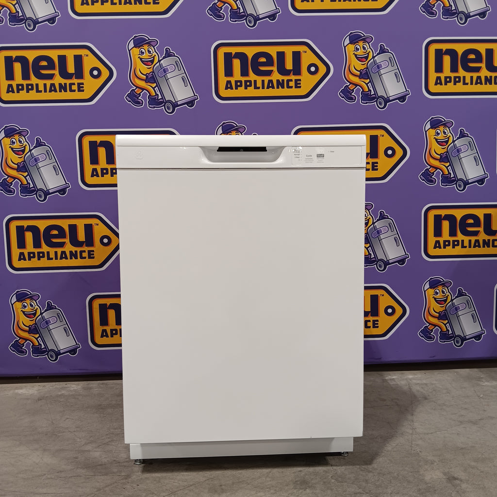 Pictures of GE® ENERGY STAR® Dishwasher with Front Controls in White 25CR142 - GDF460PGTWW - Scratch & Dent (Minor) - Neu Appliance Outlet - Discount Appliance Outlet in Austin, Tx