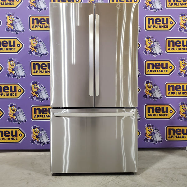 LG 27 cu. ft. Smart Counter-Depth MAX™ French Door Refrigerator with Linear Cooling™ and Internal Water Dispenser LRFLC2706S - Scratch & Dent (Minor)