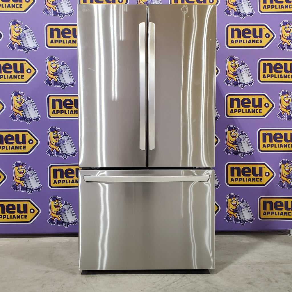 Pictures of LG 27 cu. ft. Smart Counter-Depth MAX™ French Door Refrigerator with Linear Cooling™ and Internal Water Dispenser LRFLC2706S - Scratch & Dent (Minor) - Neu Appliance Outlet - Discount Appliance Outlet in Austin, Tx