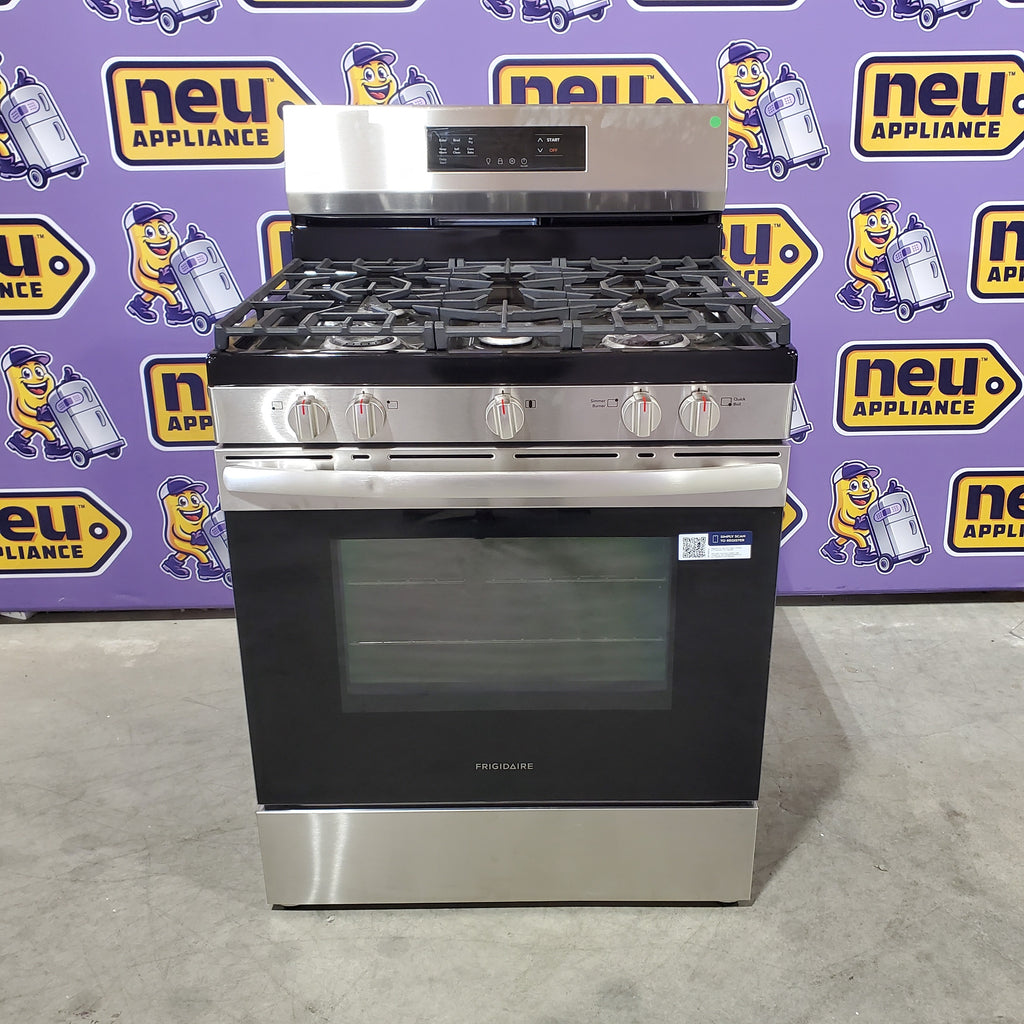 Pictures of Frigidaire Stainless Steel Gas Range with Air Fry and Five Burner Cooktop 20531SD475 - FCRG3083AS - Open Box - Neu Appliance Outlet - Discount Appliance Outlet in Austin, Tx