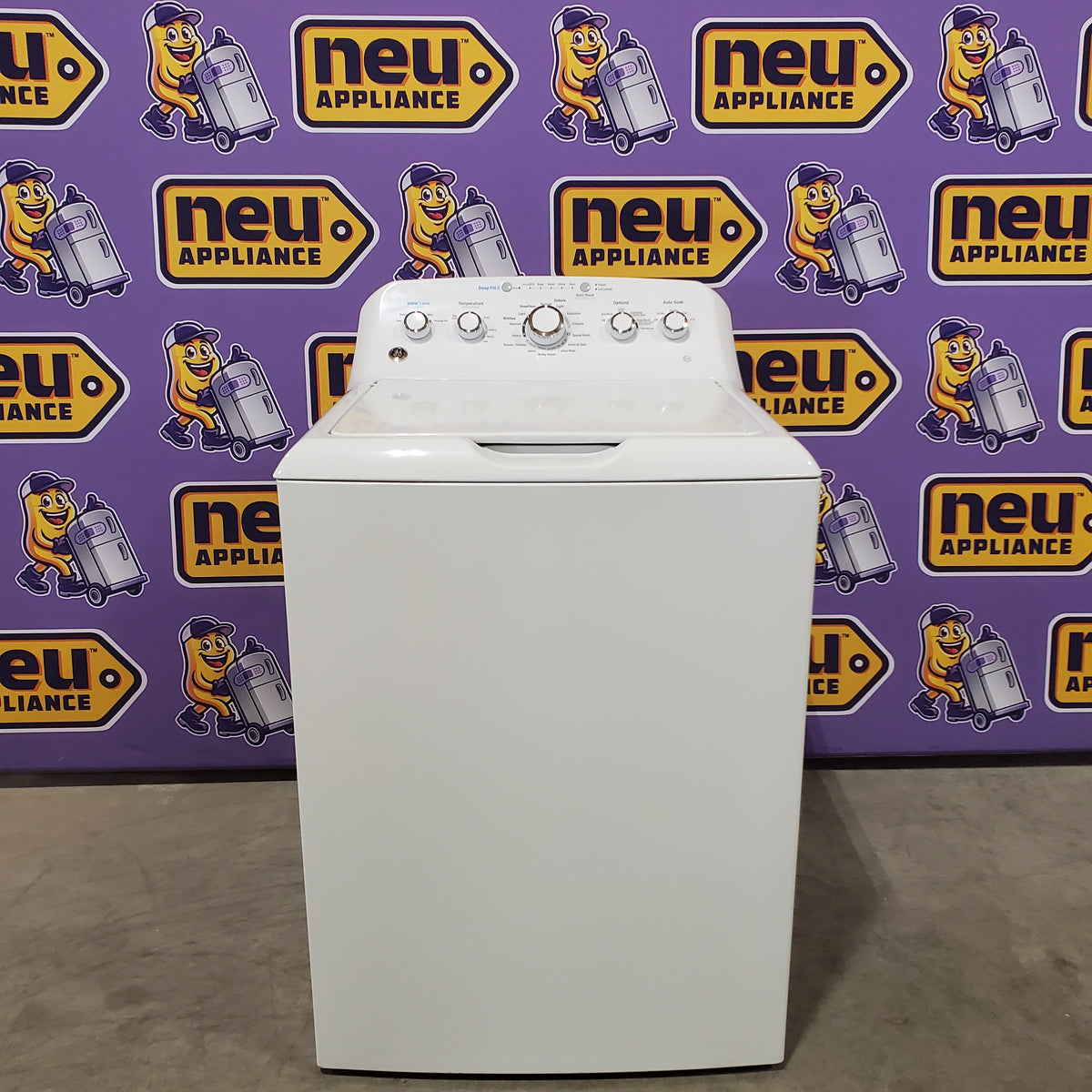 GE White Top Load 4.2 Cu. Ft. Washer with Stainless Steel Basket and Dual Action Agitator 05121CR89 - GTW460ASJWW - Certified Refurbished