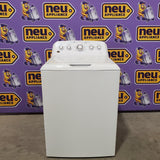 GE White Top Load 4.2 Cu. Ft. Washer with Stainless Steel Basket and Dual Action Agitator 05121CR89 - GTW460ASJWW - Certified Refurbished