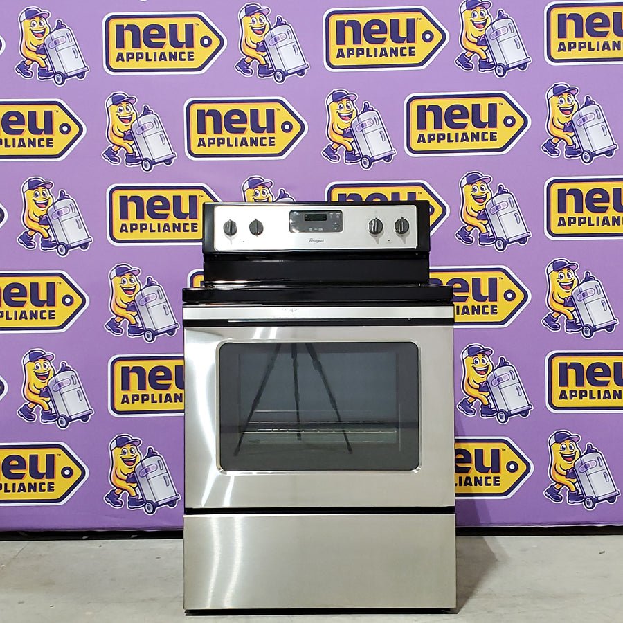 Whirlpool 4.8 cu. ft. Capacity Electric Range with 9"/6" Dual Radiant Element 1CR02128 - WFE320M0AS - Certified Refurbished