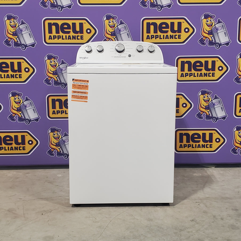 Pictures of Whirlpool Top Load 3.5 Cu. Ft. Washer with Deep Water Wash Option WTW4816FW and Whirlpool Vented 7.0 Cu. Ft. Electric Dryer WED4815EW - Open Box - Neu Appliance Outlet - Discount Appliance Outlet in Austin, Tx