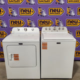 Maytag Top Load 4.5 Cu. Ft. Washer with Extra Power MVW5035MW - Scratch & Dent (Moderate) and Maytag Top Load 7.0 Cu. Ft. Electric Dryer with Wrinkle Prevent Phase 16223 - MED4500MW - Scratch & Dent (Minor)
