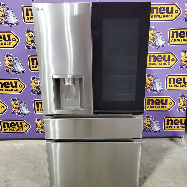 LG 29 cu. ft. Smart InstaView® Door-in-Door® Standard-Depth MAX™ 4-Door French Door Refrigerator with MyColor™ 22131SD108 - LF29S8365S - Scratch & Dent (Minor)