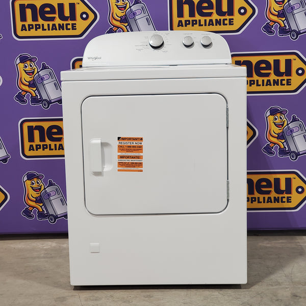 Whirlpool White Gas 7.0 Cu. Ft. Vented Dryer WGD4815EW - Scratch and Dent (Minor)
