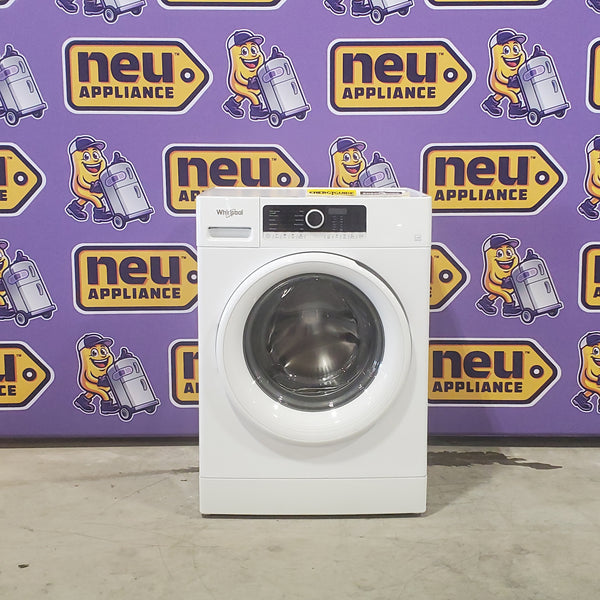 Whirlpool White Compact 1.9 Cu. Ft. Washer with Detergent Dosing Aid and Tumble Fresh Option WFW3090JW - Scratch and Dent (Minor)