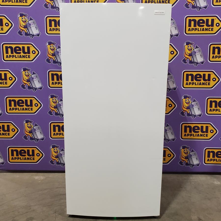 Frigidaire 20 Cu. Ft. Energy Star Garage Ready Upright Freezer in White 22136SD343 - FFUE2022AW - Scratch & Dent (Moderate)